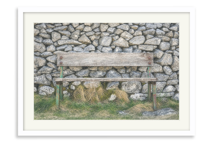 White Frame A4 -  21 x 29.7 cm (+£125.00)